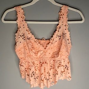 Orange lace crop!